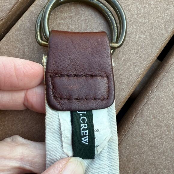 Vintage J. Crew D-Ring Ribbon Belt with Tropical Fish L/XL - Picture 4 of 5